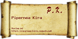 Pipernea Kira névjegykártya